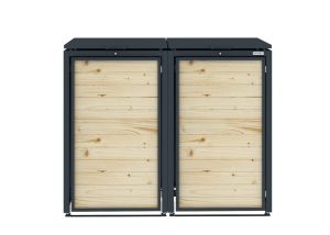 Sherwood Double Wheelie Bin Storage