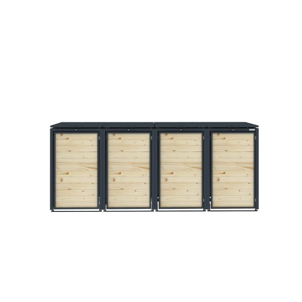 Kensington Double Wheelie Bin Storage Quick Delivery