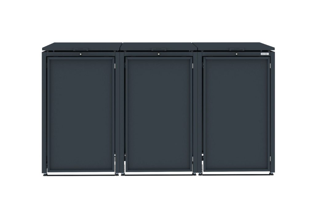 Triple Wheelie Bin Storage Handcrafted In The Cotswolds