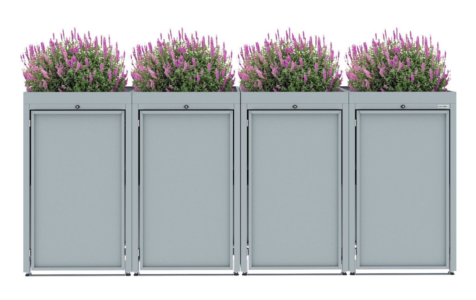 Burford Quadruple Bin Store Handmade In The Cotswolds